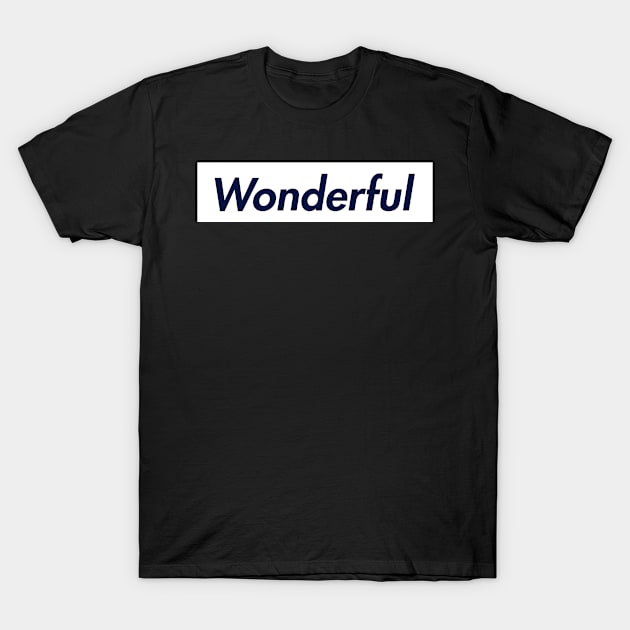 SUPER LOGO WONDERFUL T-Shirt by LAVA-ROMA-NOVA